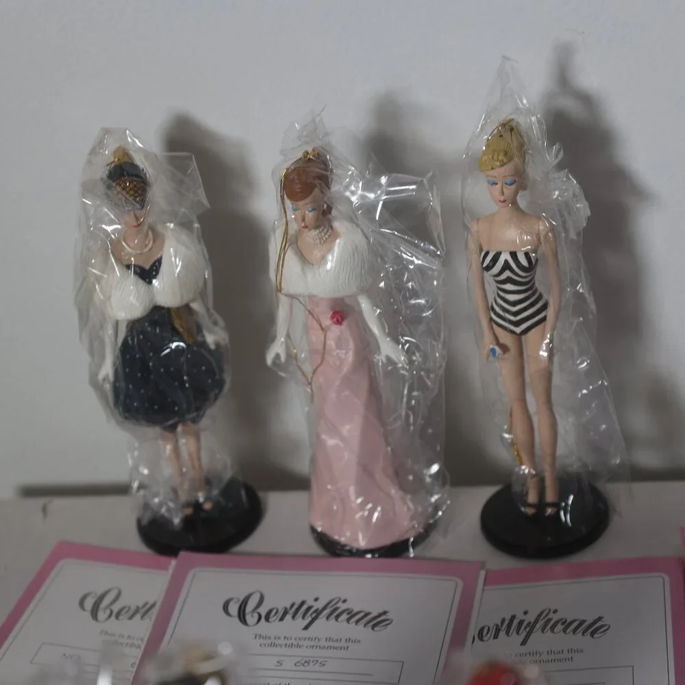 1995 Ashton-Drake Barbie Classic Ornaments Set of 12 with COAs - Picture 2 of 7